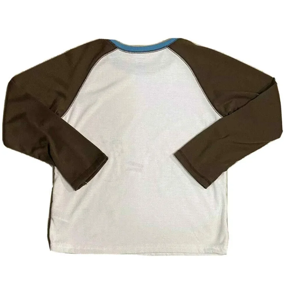 CARTERS GRAPHIC TEE BEAR GRRRR BOYS 10 SUPER COMFY Nwot Longsleeve